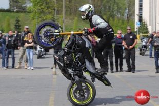 Tabun motocyklistów przyjechał do Olsztyna