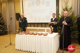 Świąteczne spotkanie mundurowych z Warmii i Mazur odbyło się w Olsztynie