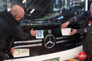 Autobus Mercedesa wyjedzie na ulice Olsztyna