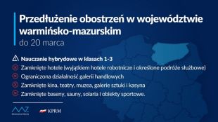 Warmia i Mazury zamknięte na dłużej. Dołącza do nas województwo pomorskie 