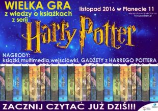 Planeta 11 organizuje Wielką Grę z Harrym Potterem w roli głównej