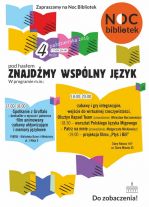 Noc Bibliotek w WBP już w piątek – Znajdźmy  wspólny język