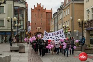 Marsz Różowej Wstążki w Olsztynie