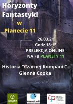 Planeta 11 zaprasza na wieczór z cyklu Horyzonty Fantastyki 