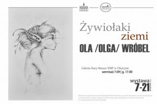 Wojewódzka Biblioteka Publiczna w Olsztynie zaprasza na wernisaż wystawy Olgi Wróbel pt. „Żywiołaki ziemi” 