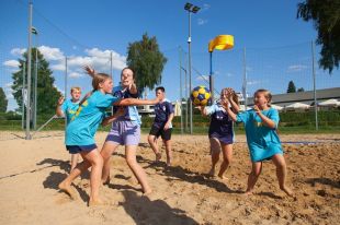 III Ukiel Beach Kids Korfball Cup rozegrano na boiskach  plaży miejskiej